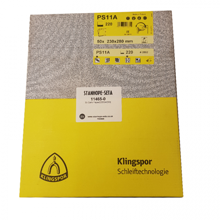 Silicon Carbide Paper P220 FEPA Grade  (Pack of 50) - 11465-0 product image