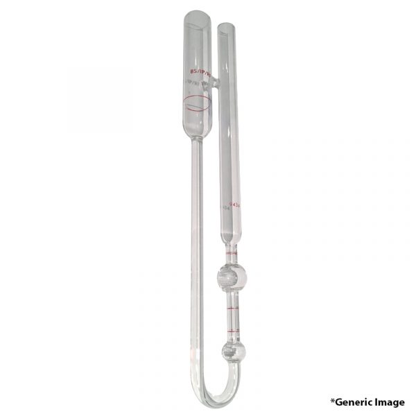 1802: Calibrated U-Tube Reverse Flow Viscometer Size Code 5 UKAS Calibrated