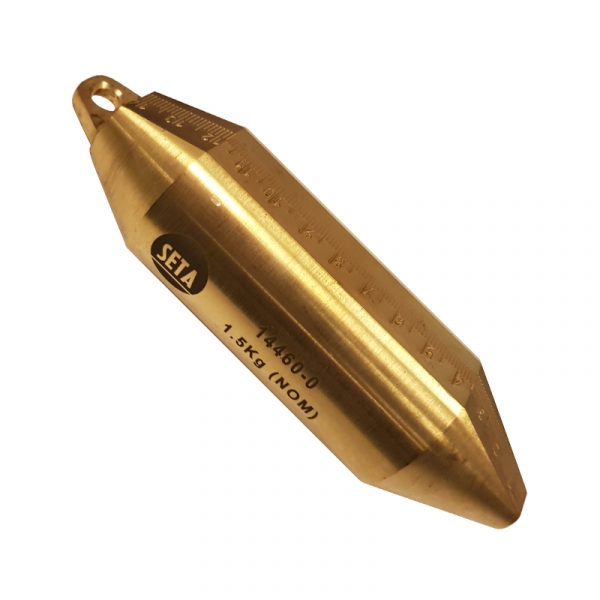 3049: Torpedo-Shaped Dip Weight - 1.5 Kgs for Heavy Oils