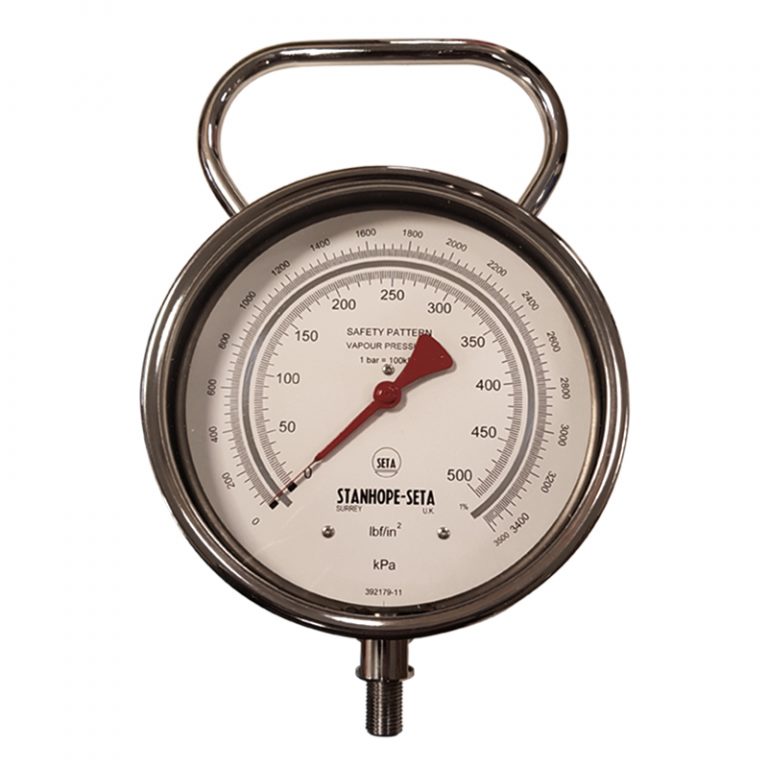 Vapour Pressure Gauge 0 to 3500 kPa StanhopeSeta