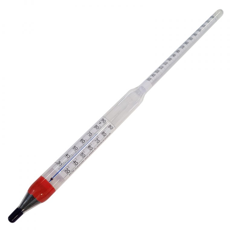 Hydrometer Thermometer ASTM101H StanhopeSeta