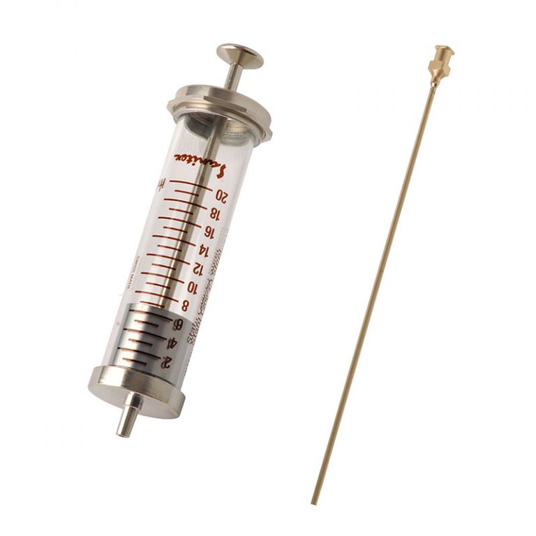 Glass Syringe and Needle StanhopeSeta