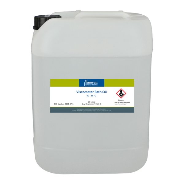 283: Viscometer Bath Oil 40 - 85 °C (20 litres)