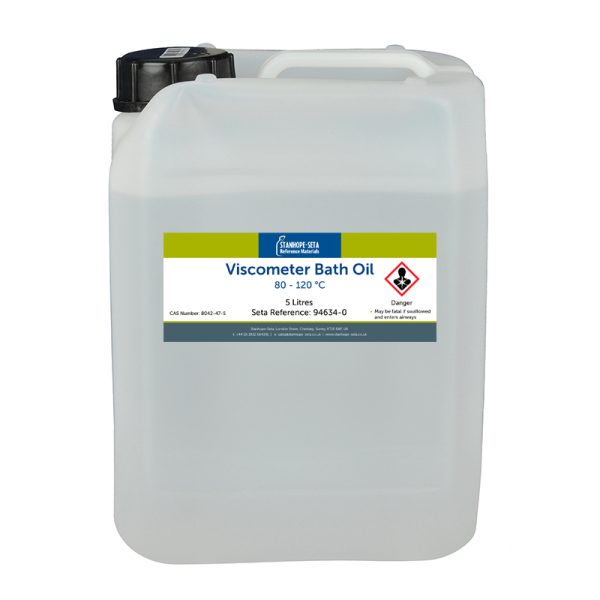 2353: Viscometer Bath Oil 80 - 120 °C (5 litres)