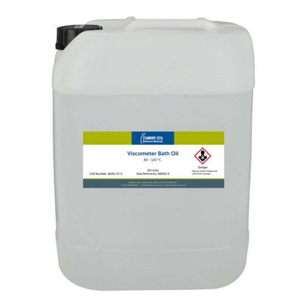 2354: Viscometer Bath Oil 80 - 120 °C (20 litres)