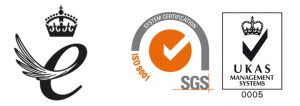 Queens Award and ISO Logo