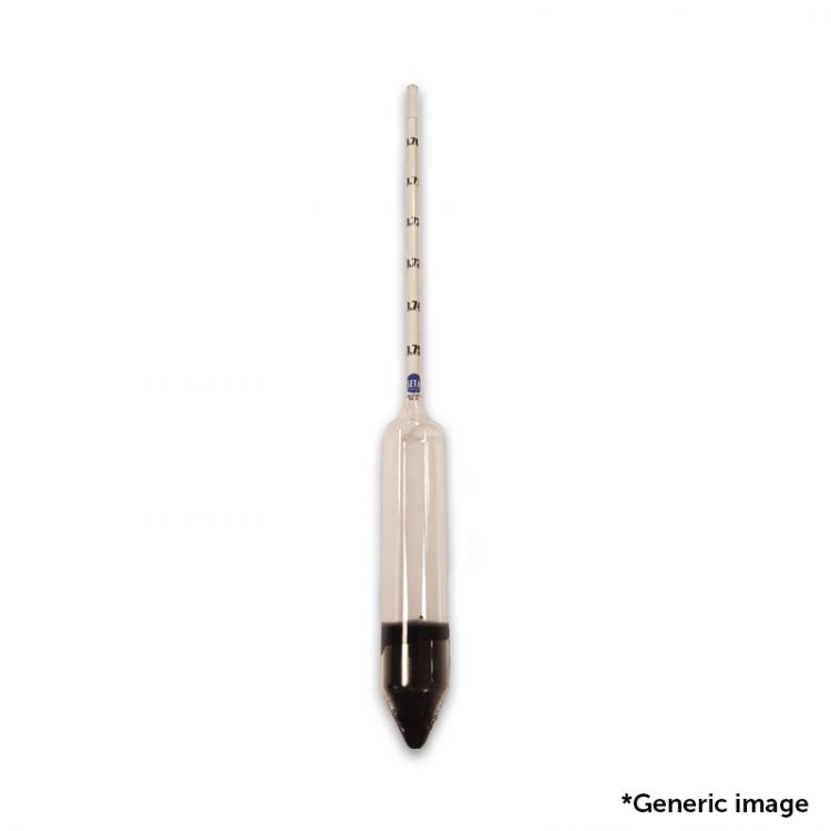 BS 718 Series M50SP Hydrometer at 15 °C with Works CertificateDensity Range: 0.900 to 0.950 - 12431/07Y'