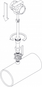 In-line Conductivity Sensor Installation