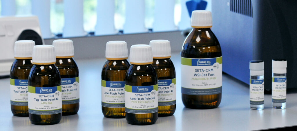 UKAS ISO 17034 accredited Certified Reference Materials