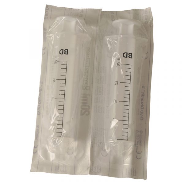 348: 20 ml Syringe (pack of 10)